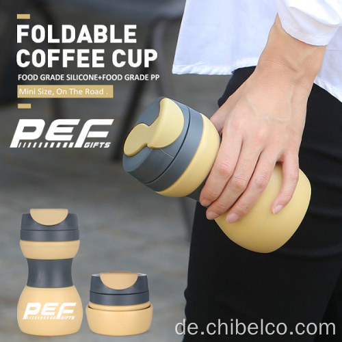 Zusammenklappbarer Kaffeebecher (FDA-ZULASSUNG)